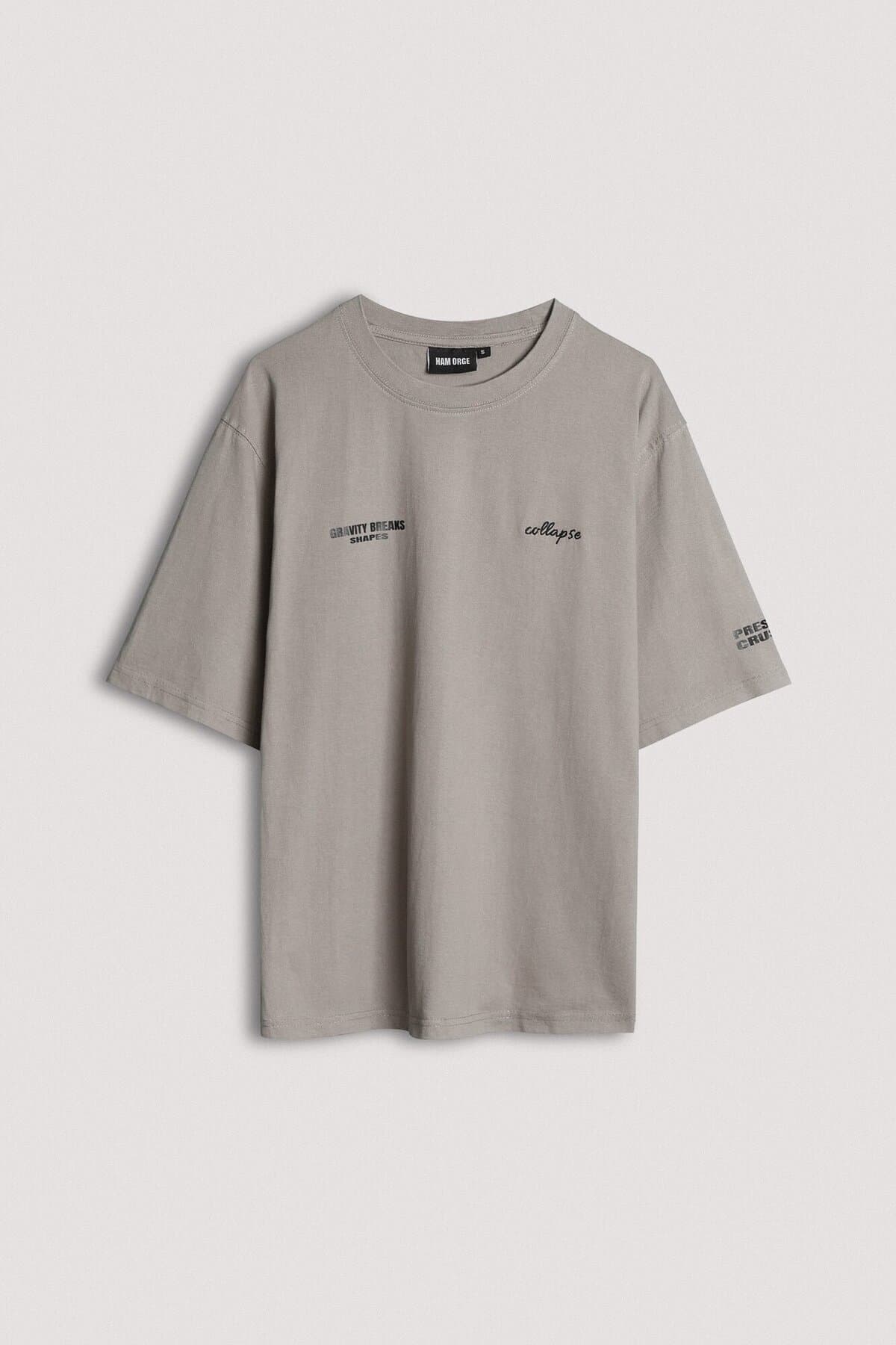 STEEL GRAY TEE